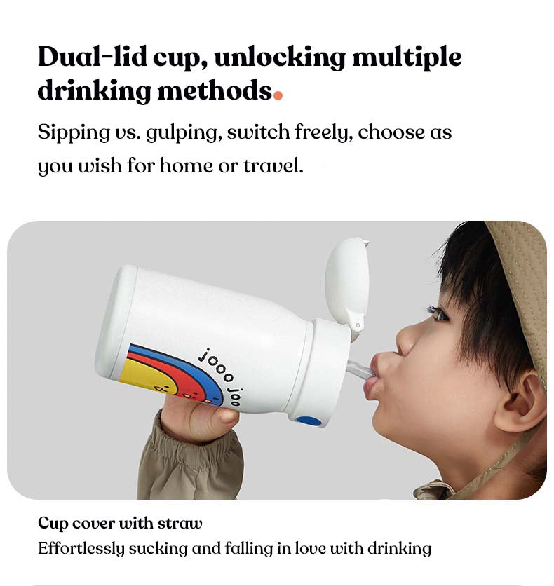 Kids Double lid insulated cup
