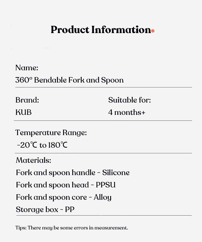 360 Bendable Fork and Spoon