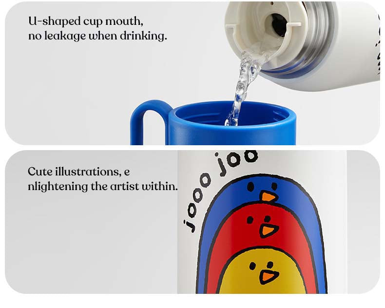 Kids Double lid insulated cup