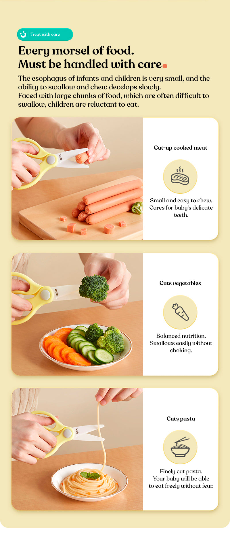 ceramic scissors for solid foods