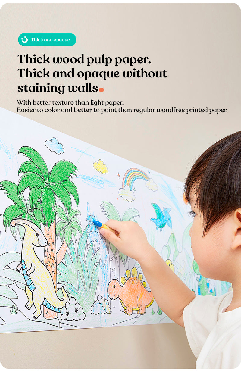 Coloring Paper Roll