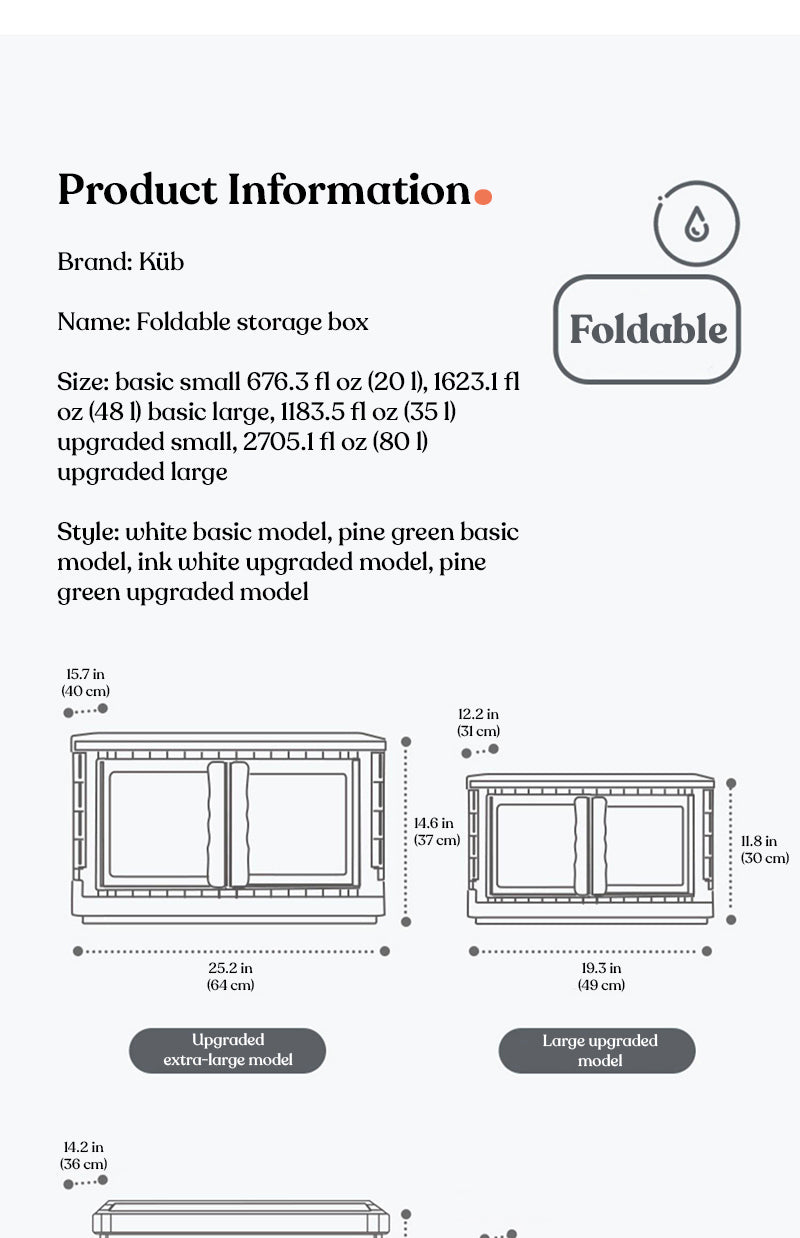 Foldable Storage Box