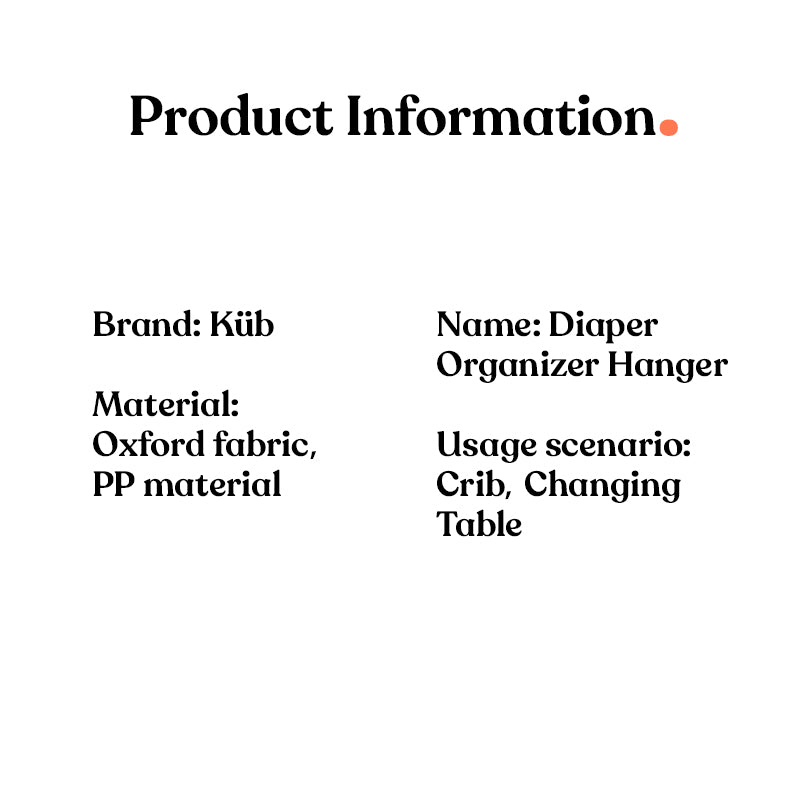 Diaper Organizer Hanger
