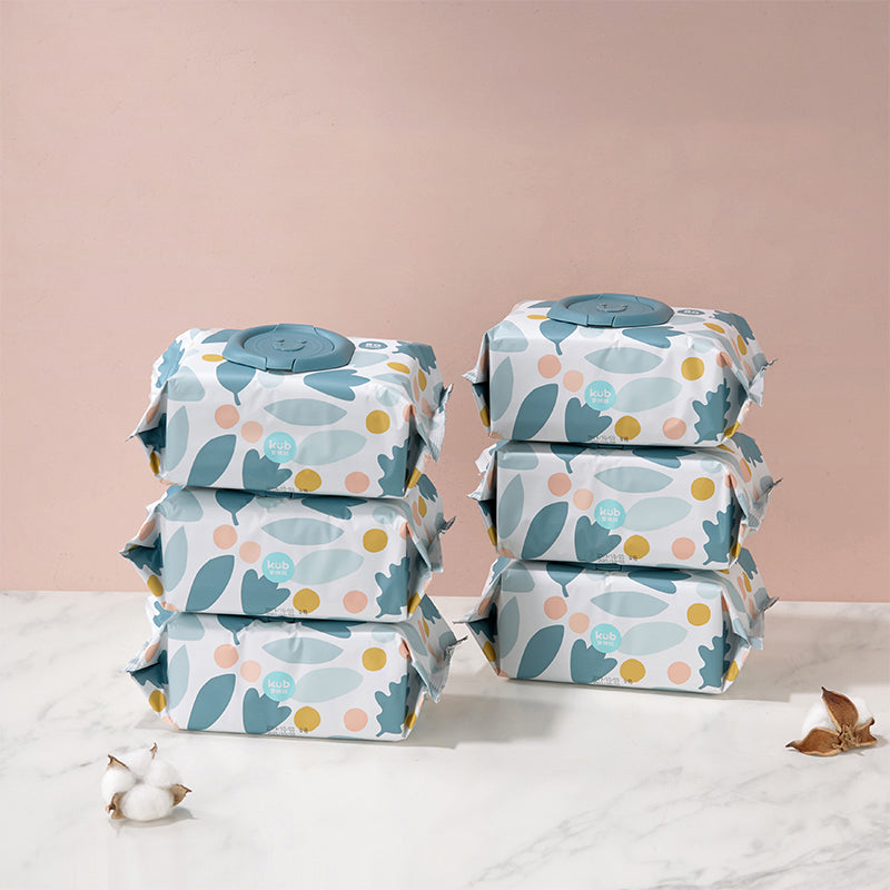 Carton Pack wet wipes 6pacs