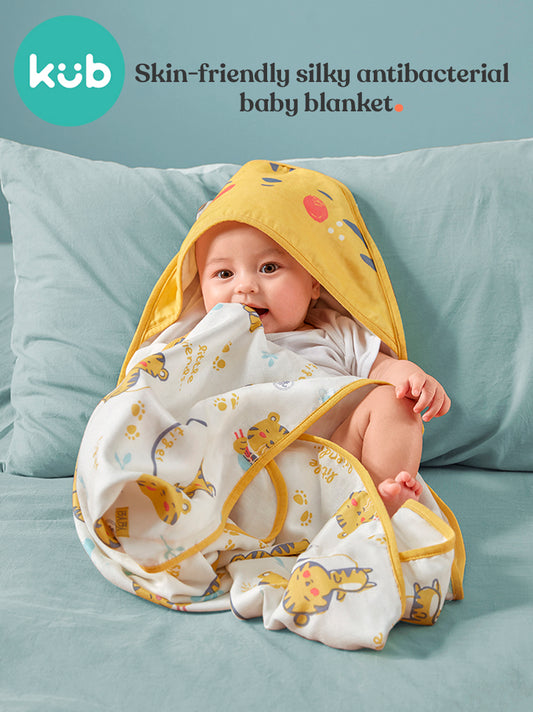 Bamboo cotton antibacterial newborn blanket