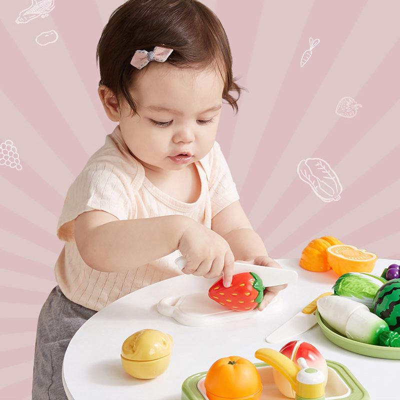 slashing toy set- vegetable fruit