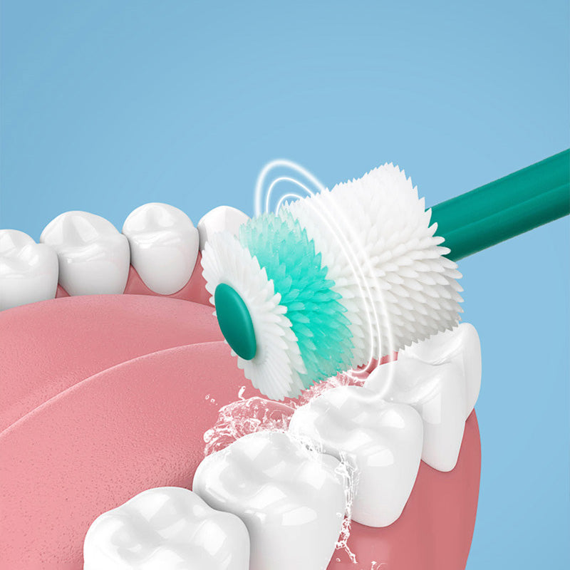 360 Rotated Toothbrush