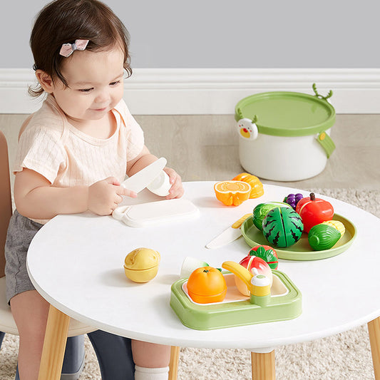 slashing toy set- vegetable fruit