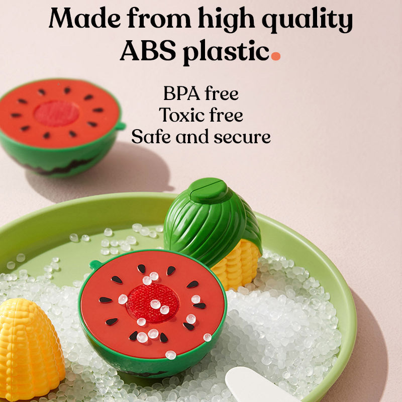 slashing toy set- vegetable fruit