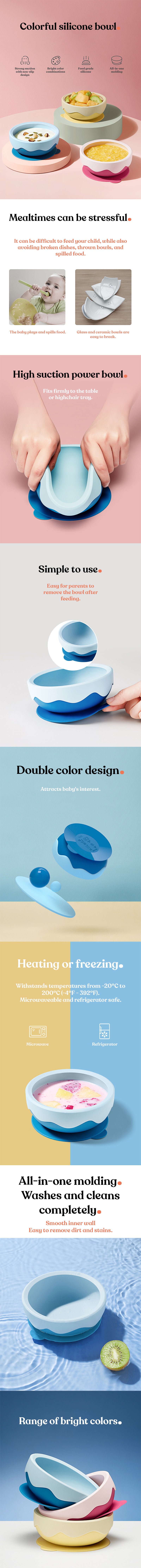 Silicone bowl