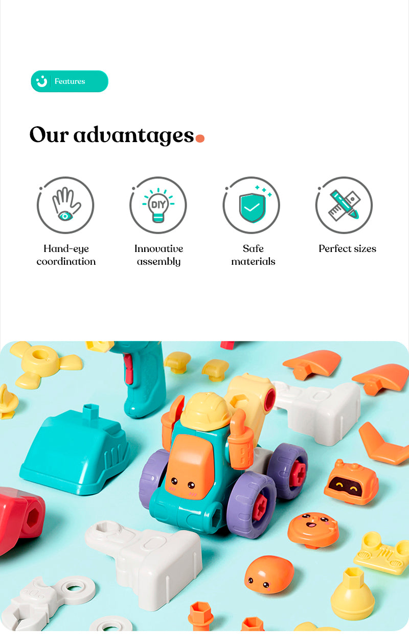 assembly toy car