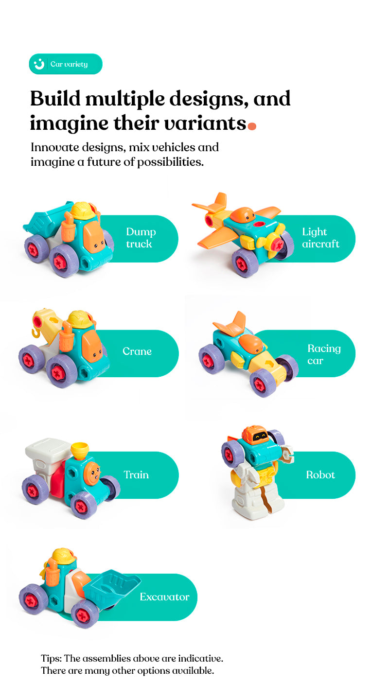 assembly toy car
