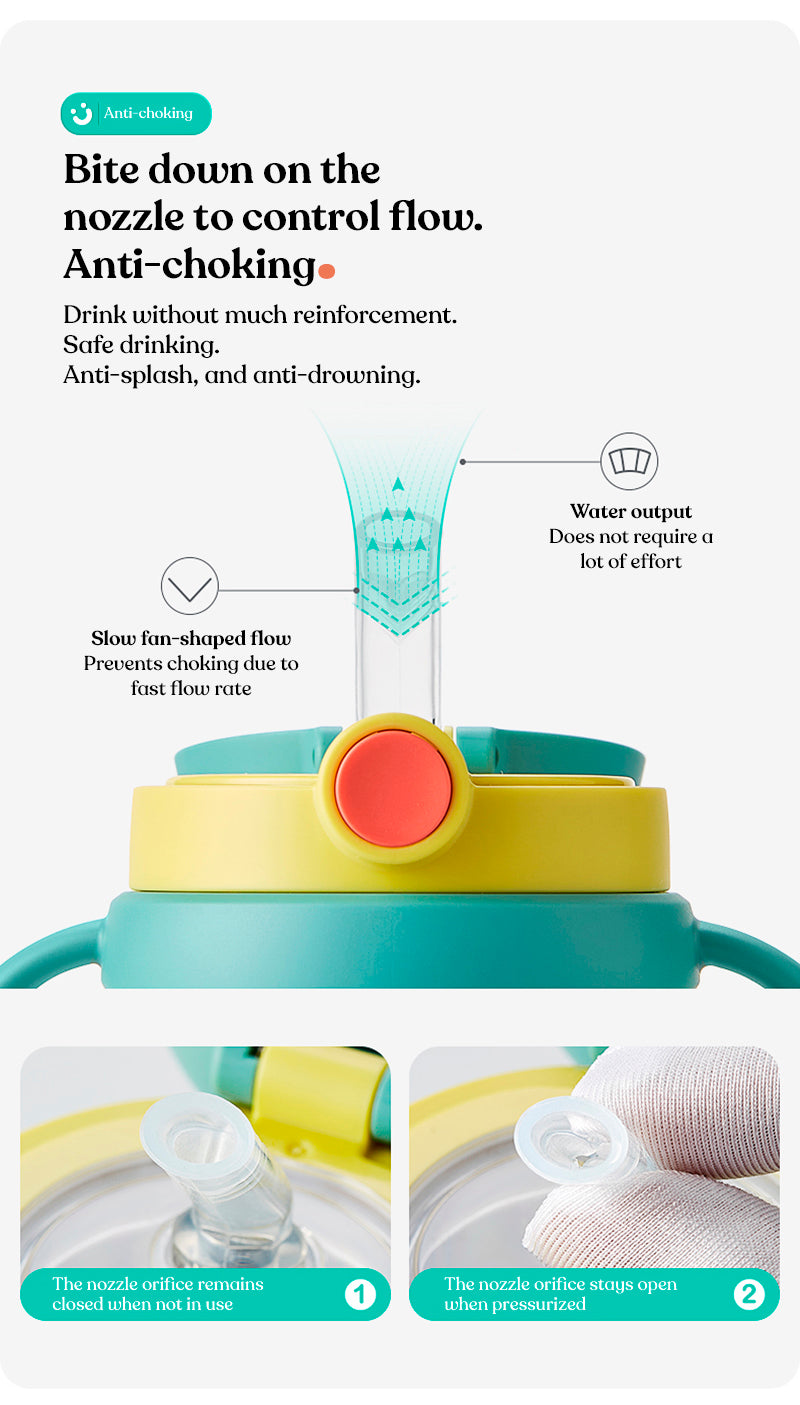 Two cover thermo-straw