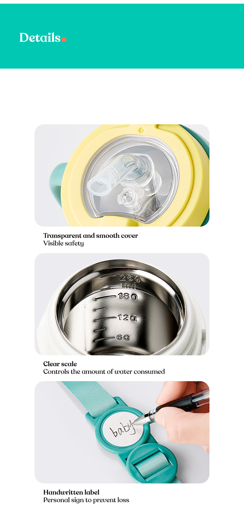 Two cover thermo-straw