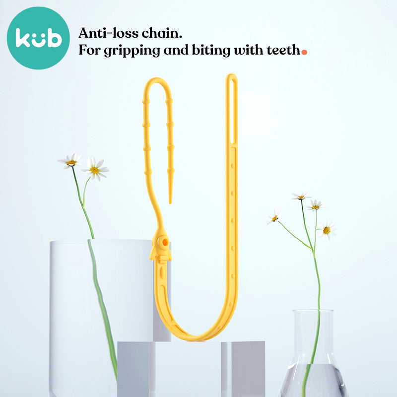 Silicone pacifier chain- Yellow