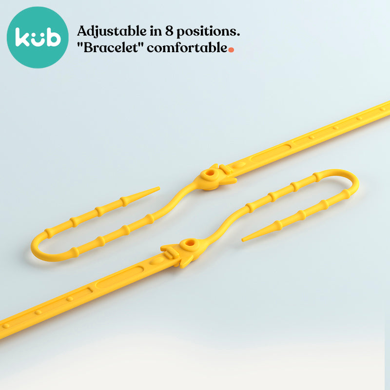 Silicone pacifier chain- Yellow