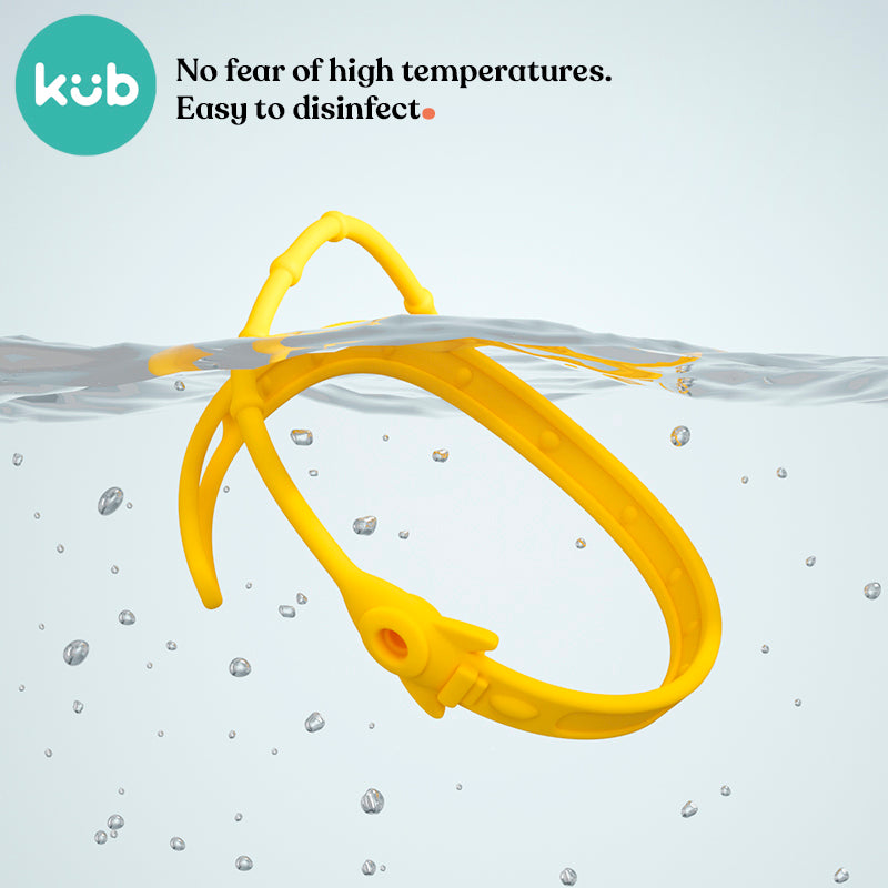 Silicone pacifier chain- Yellow