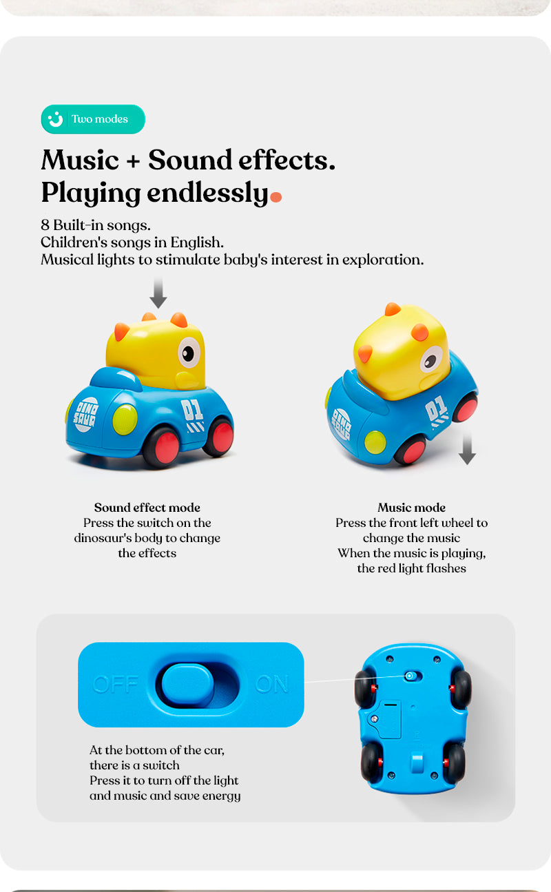 Inertia toy car