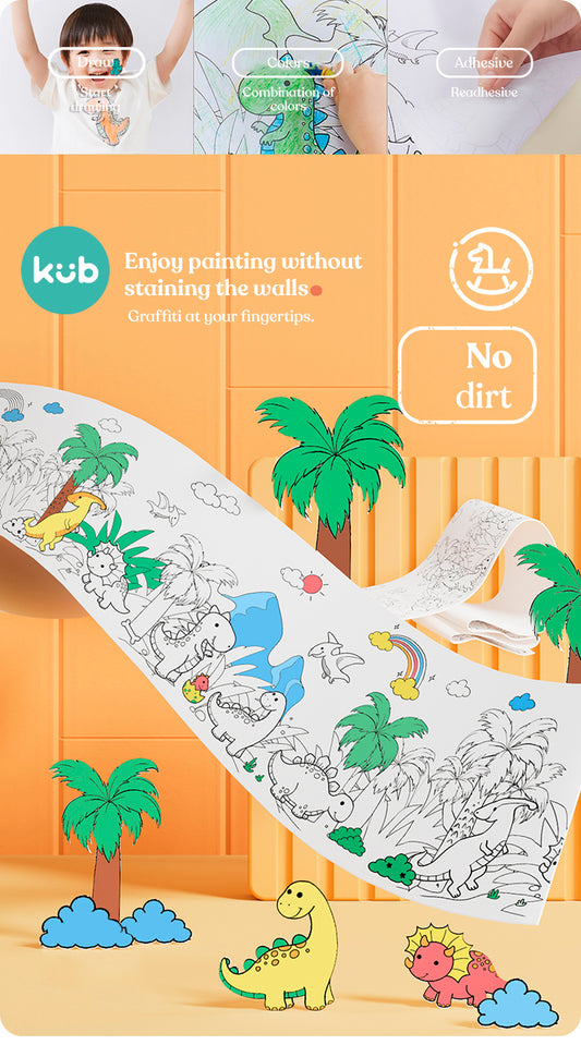 Coloring Paper Roll