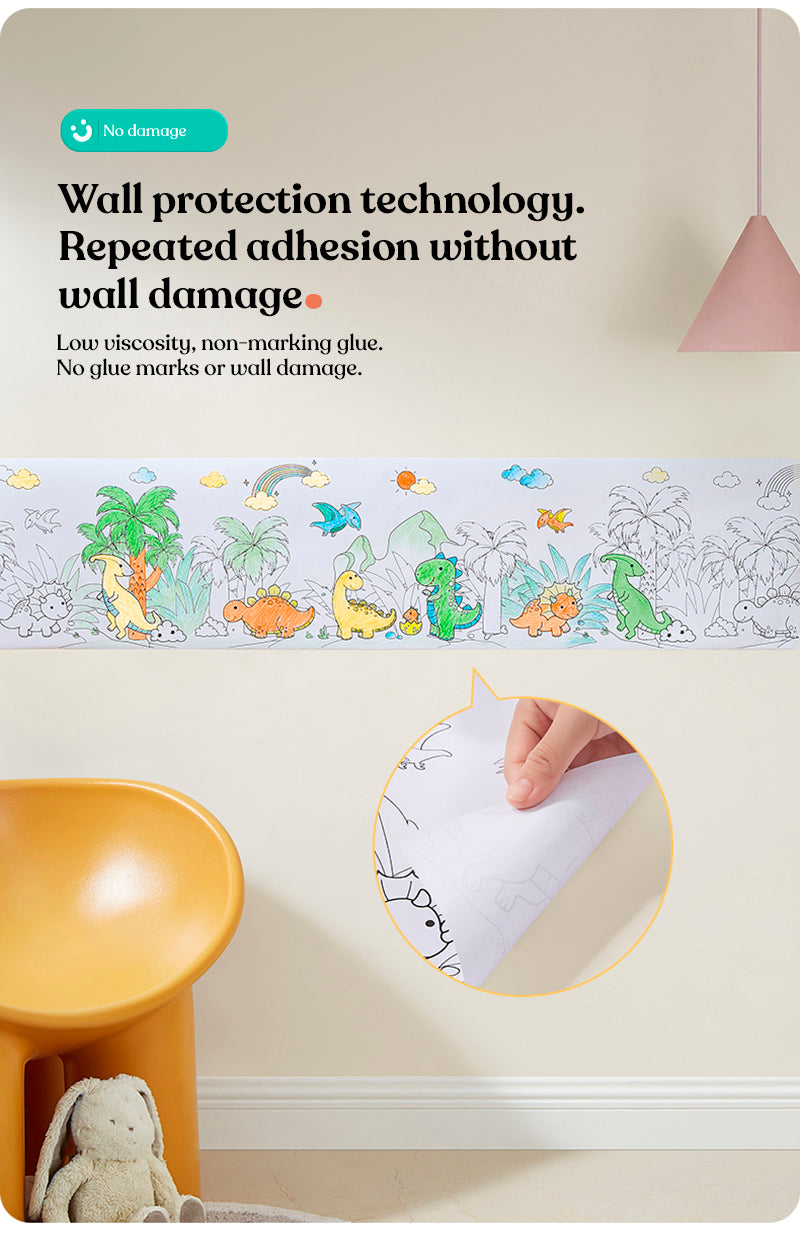 Coloring Paper Roll