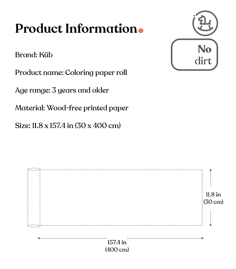 Coloring Paper Roll