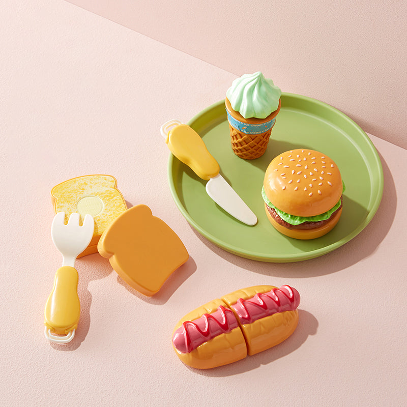 slashing toy set- vegetable fruit