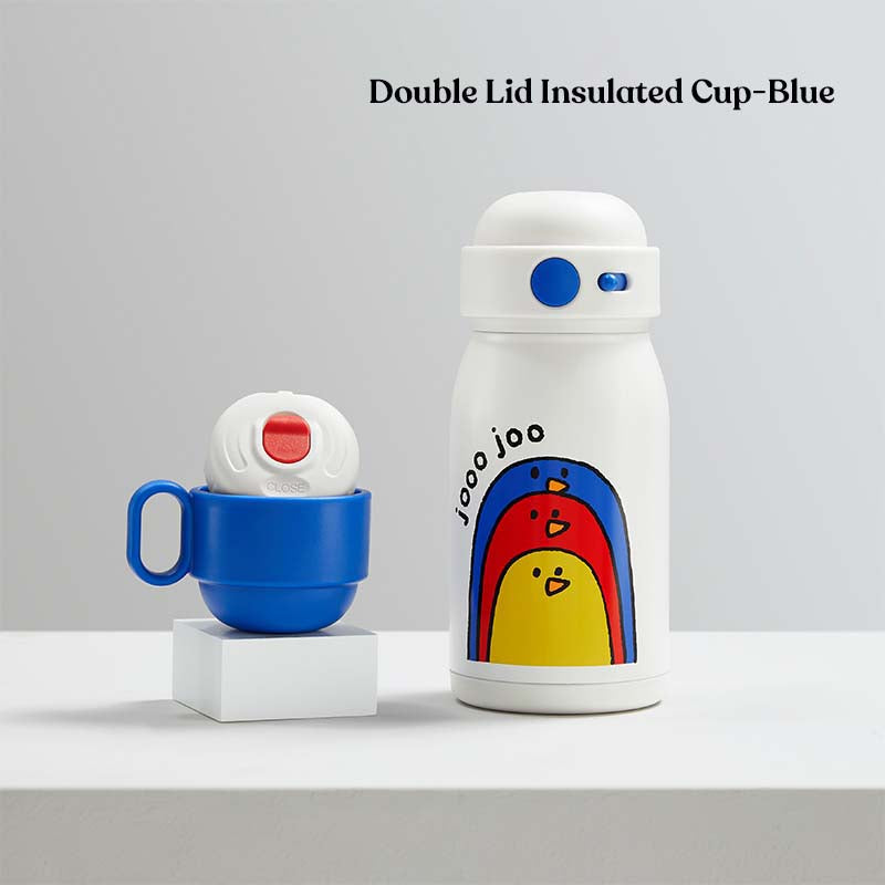 Kids Double lid insulated cup