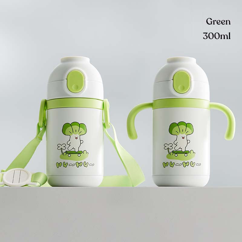 Kids splashproof insulated water bottle