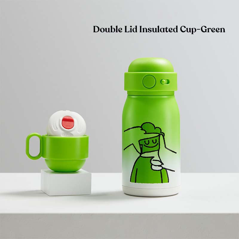 Kids Double lid insulated cup